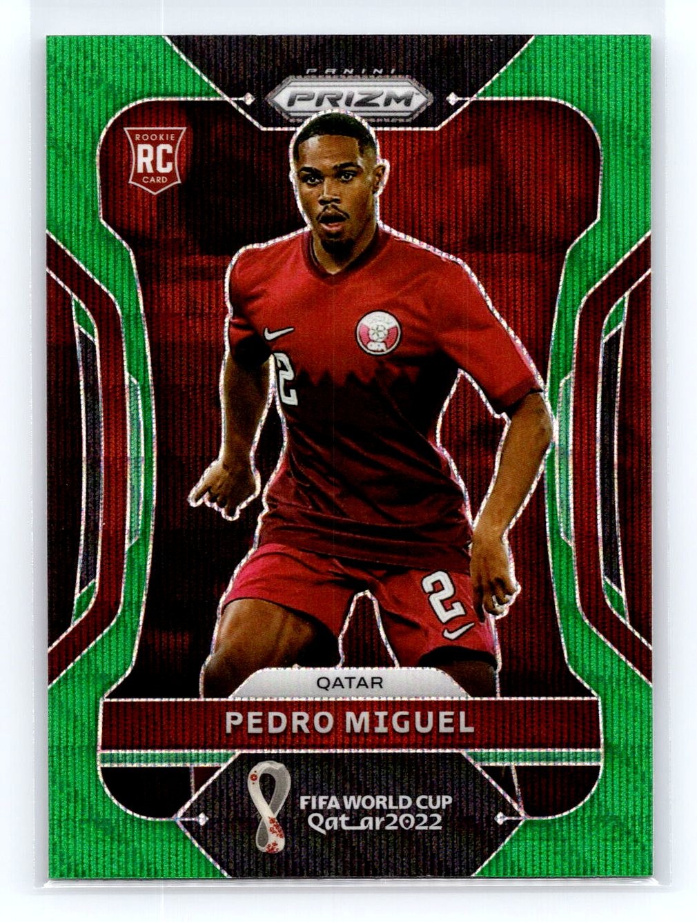 2022 Panini Prizm FIFA World Cup #189 Pedro Miguel Green Wave