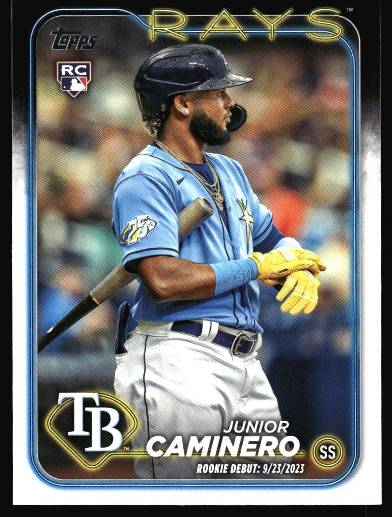 2024 Topps Update Junior Caminero Rookie #US223 Tampa Bay Rays