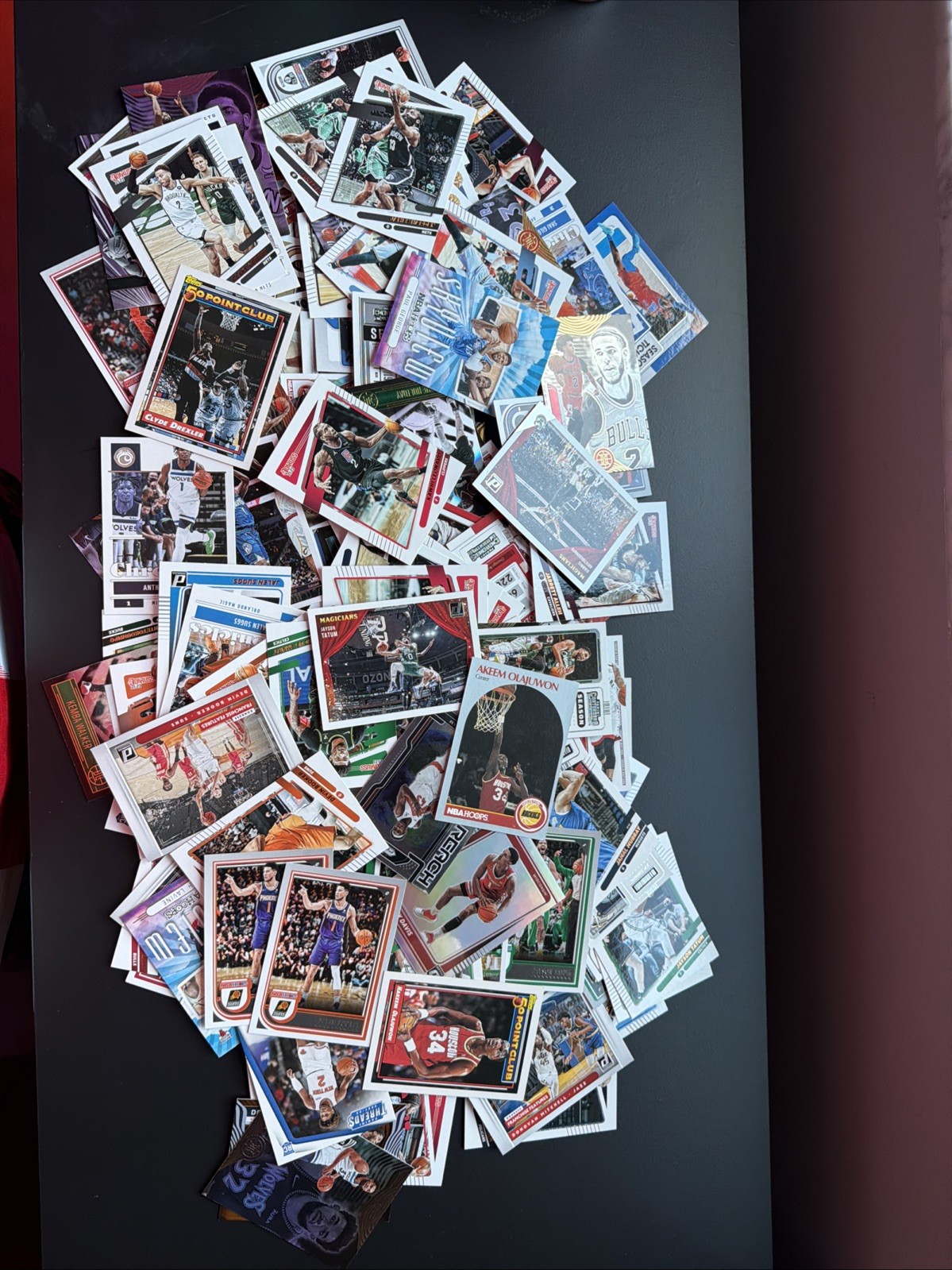 Insane Bulk 200-300 Basketball Cards of Rare Rookies and Stars and Inserts