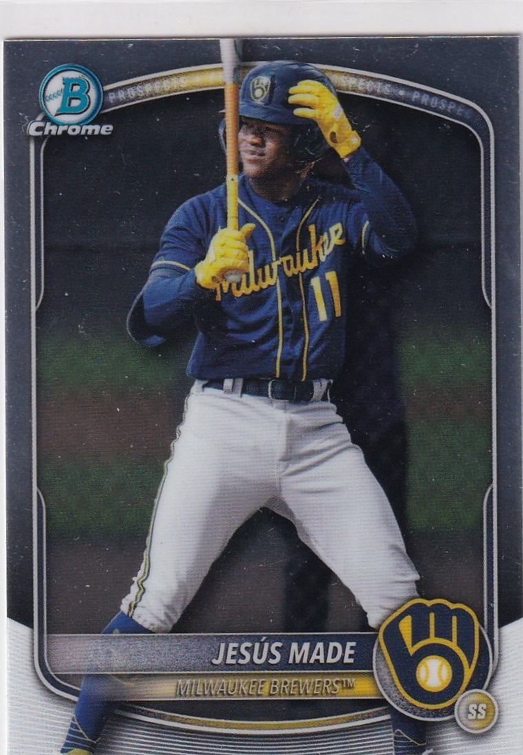 2025 Bowman Chrome – Jesus Made Chrome Prospect #BDC-196