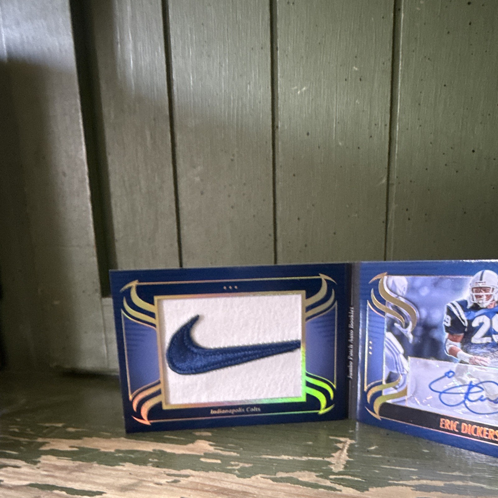 Panini 2025 Silhouette Eric Dickerson Colts Jumbo Patch Auto Booklet 23/25