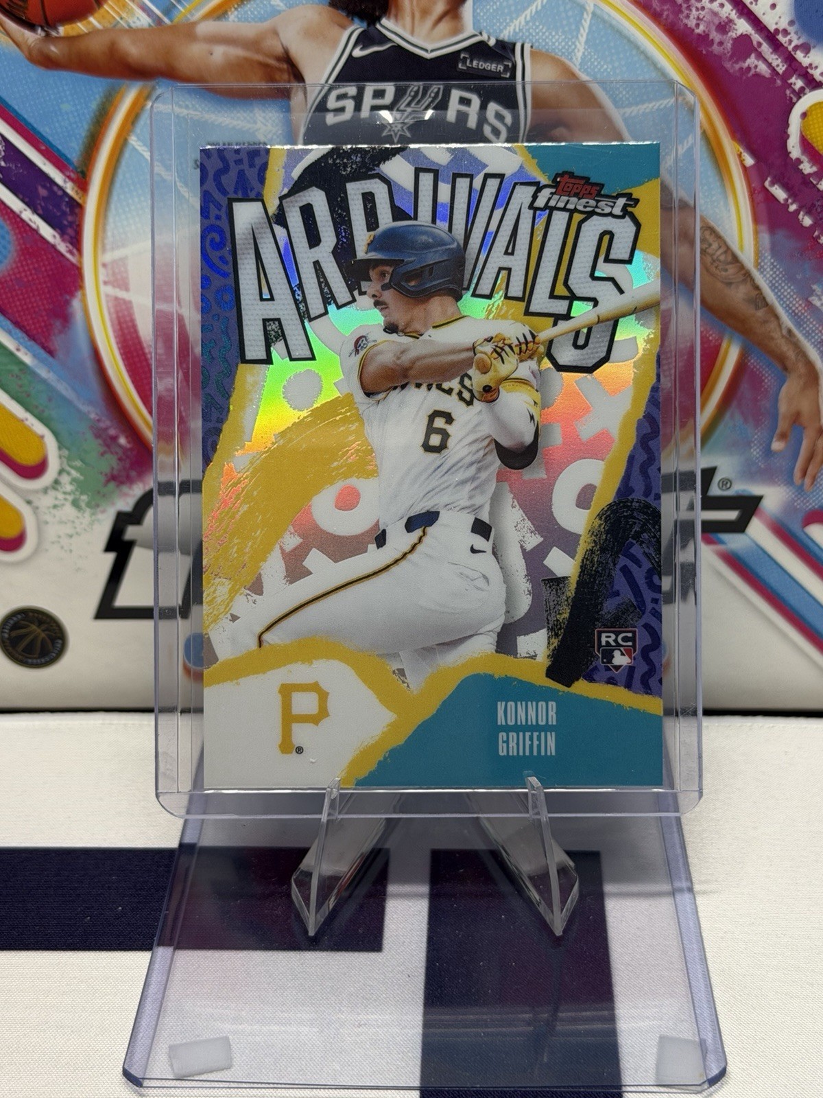 KONNOR GRIFFIN Rookie 2026 Topps Finest Arrivals Refractor Pirates RC #A-28
