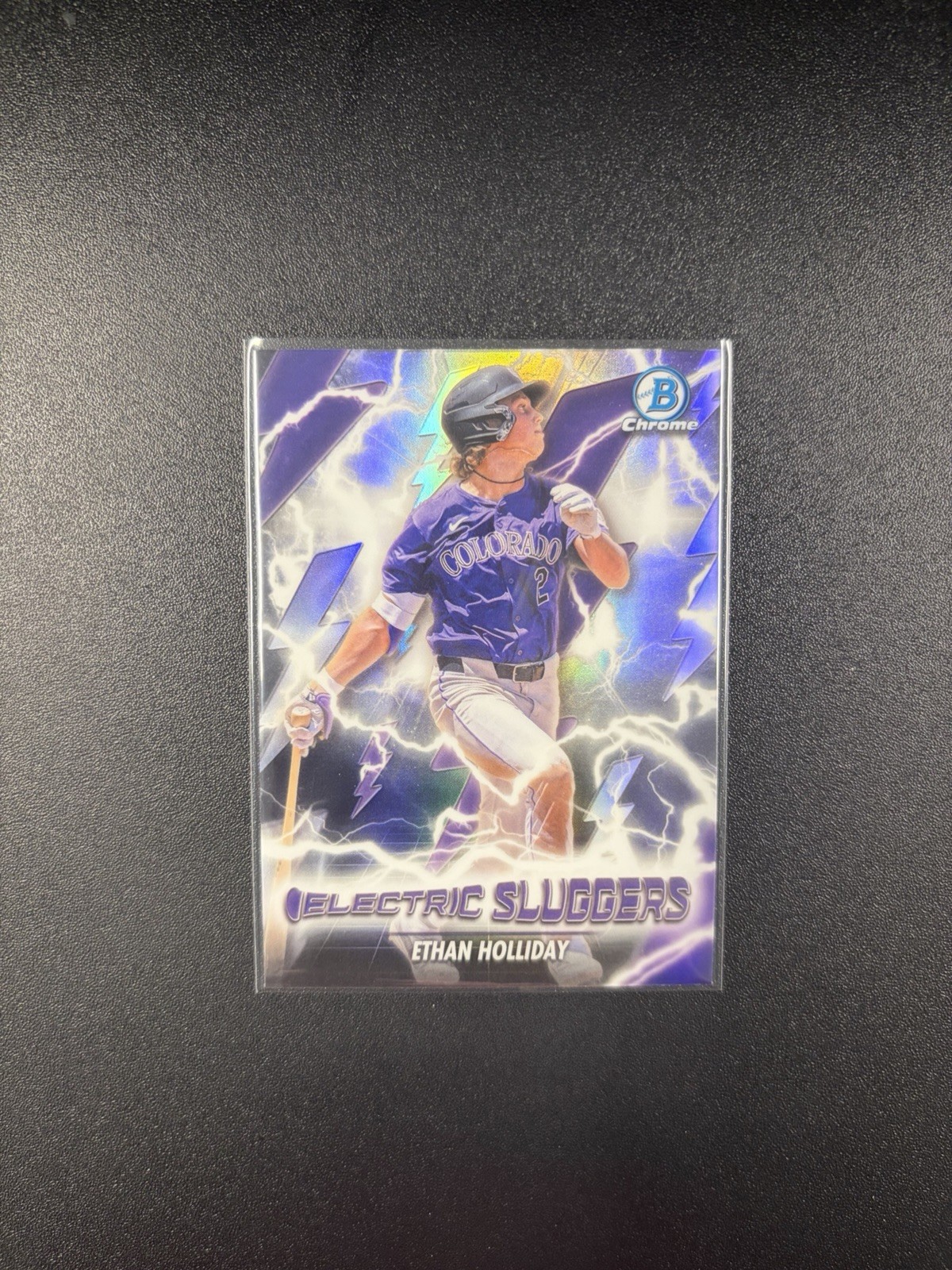 2026 Bowman Chrome Ethan Holliday Electric Sluggers Colorado Rockies ES-13