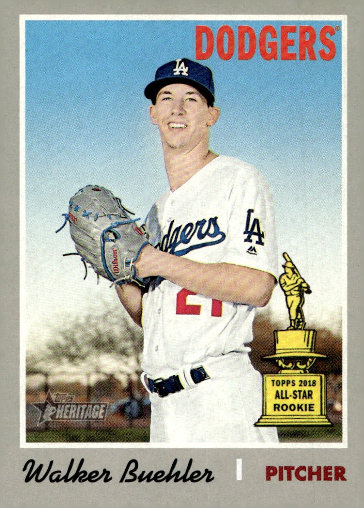 2019 Topps Heritage #427 Walker Buehler SP