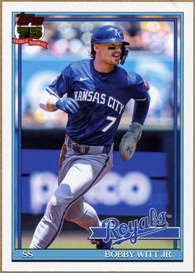 2026 Topps ’91 Topps #T913 Bobby Witt Jr.
