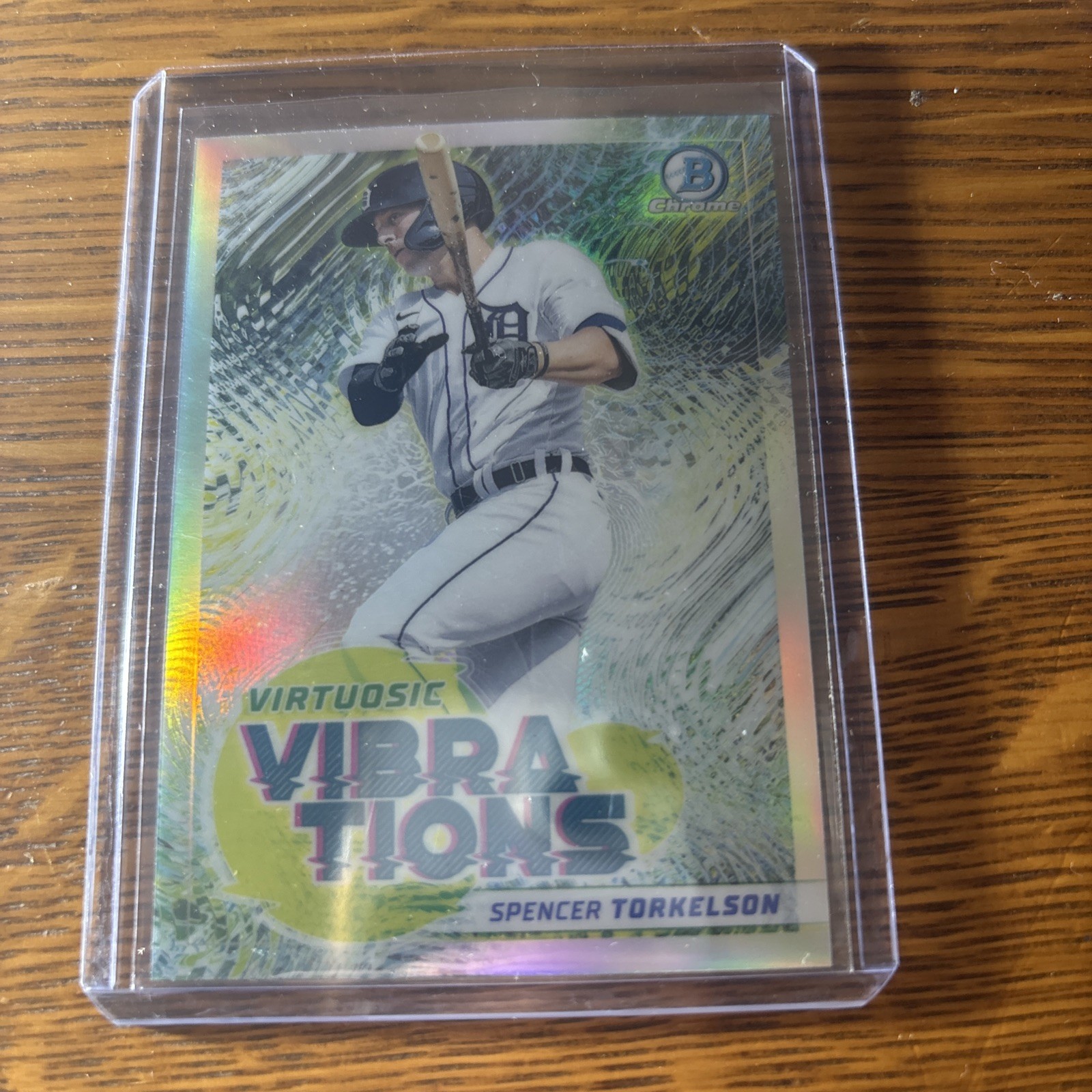2022 Bowman Chrome Spencer Torkelson Virtuosic Vibrations #VV-2 Tigers