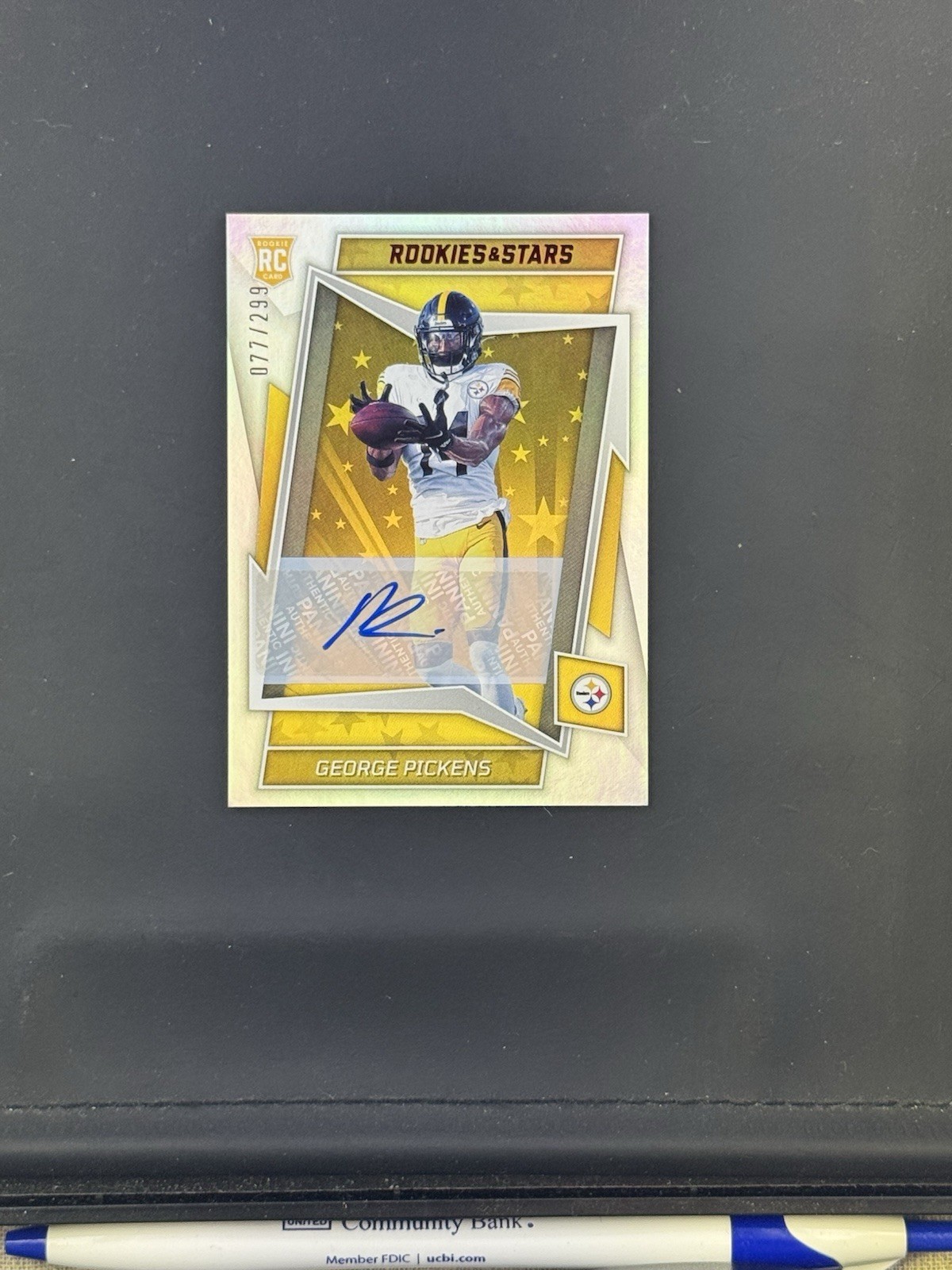 2022 Panini Rookies & Stars Rookies George Pickens #118 Signatures /299 (AU, RC)