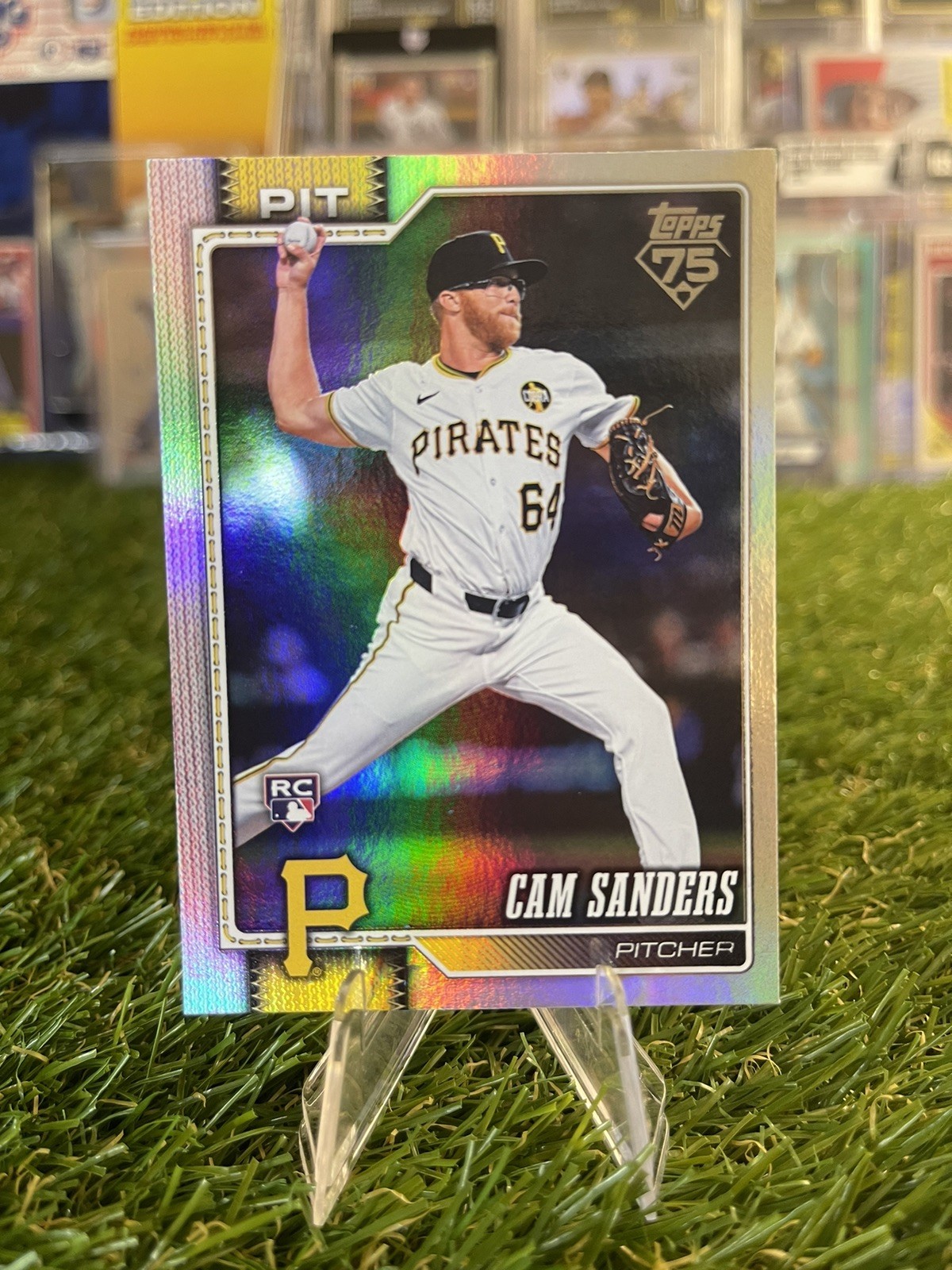 2026 Topps Series 2 – Cam Sanders #679 (RC) Rainbow Foil Pittsburgh Pirates