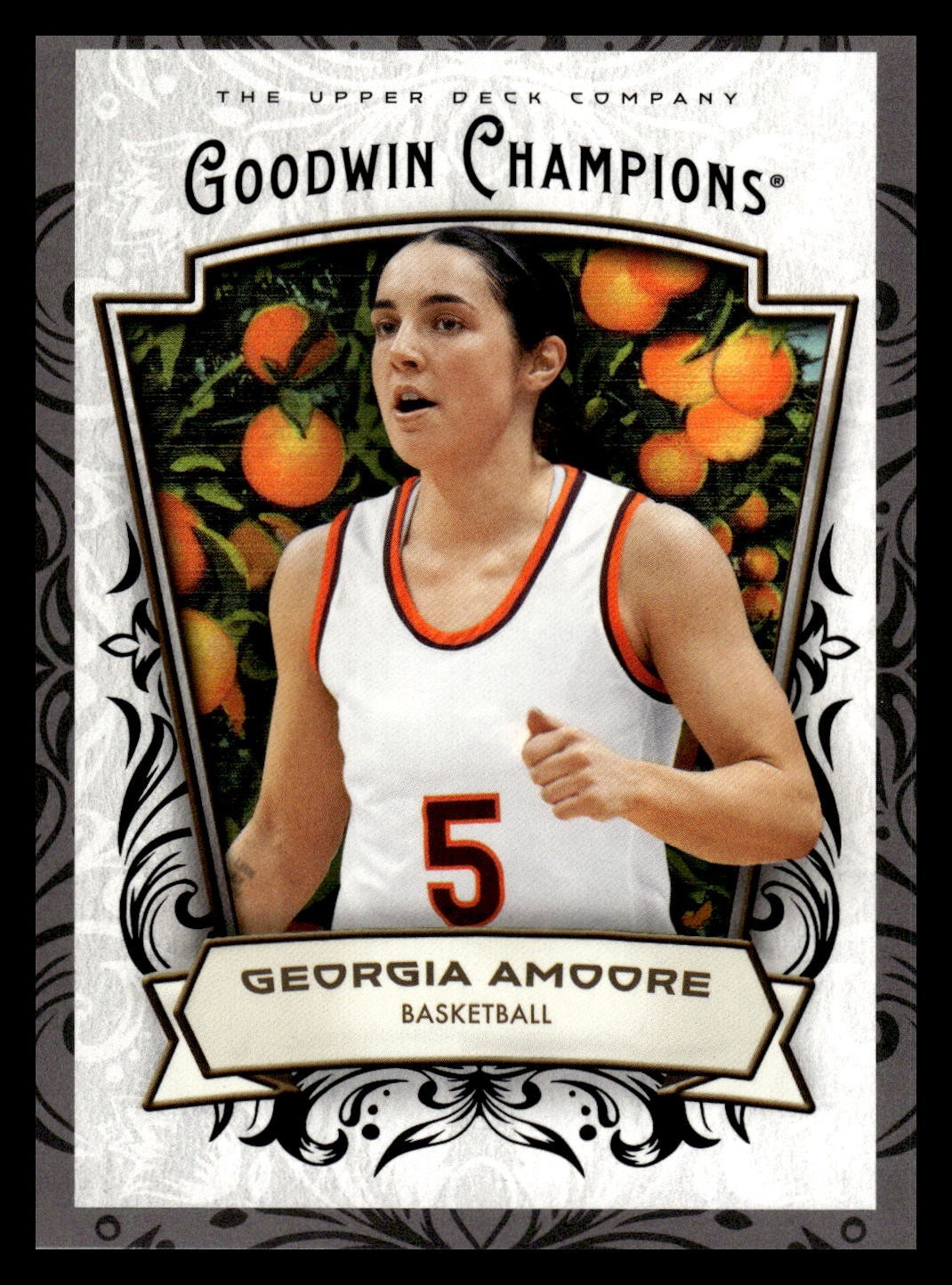 2026 UD Goodwin Champions Black Glossy 86 Georgia Amoore, Basketball