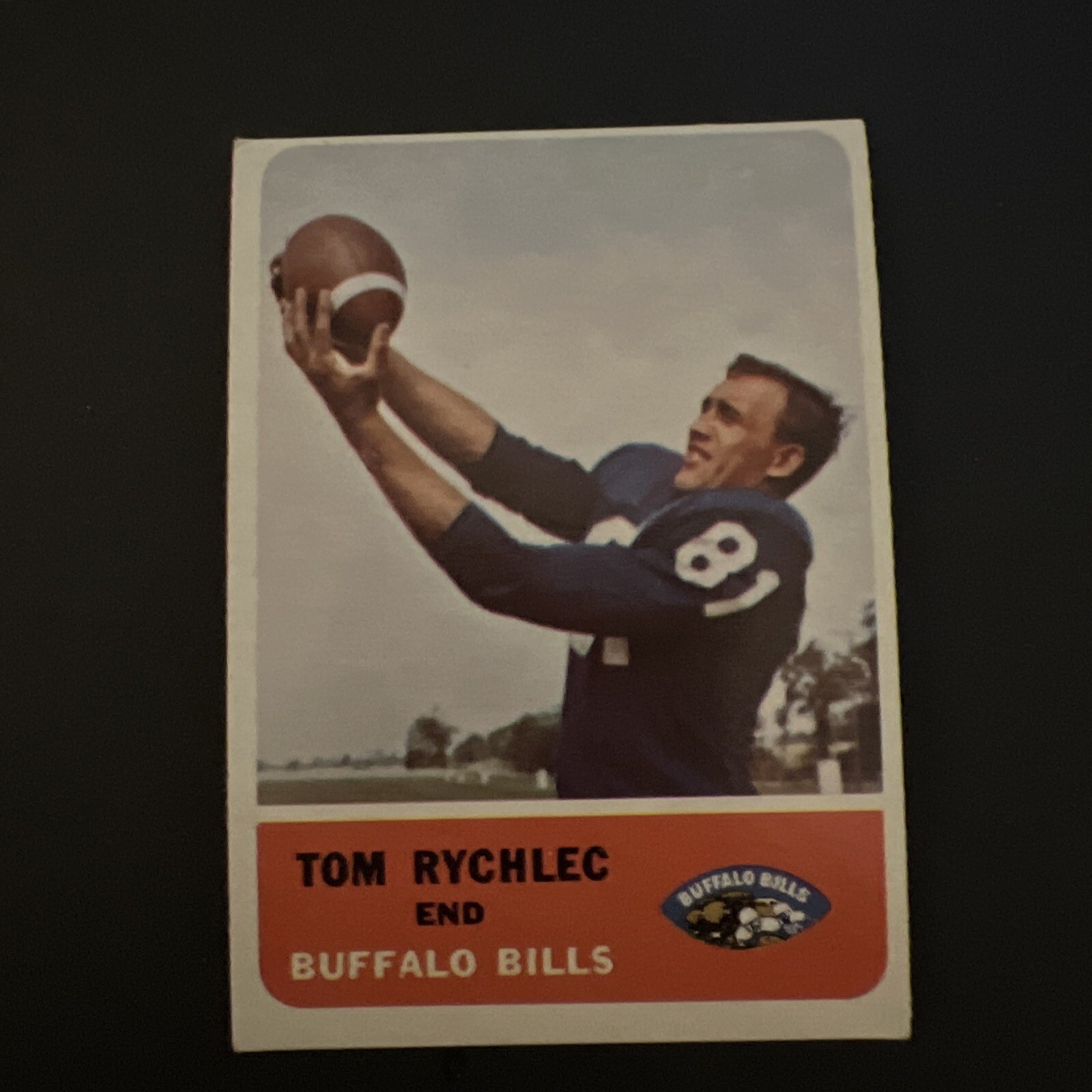 1962 FLEER #15 TOM RYCHLEC BUFFALO BILLS