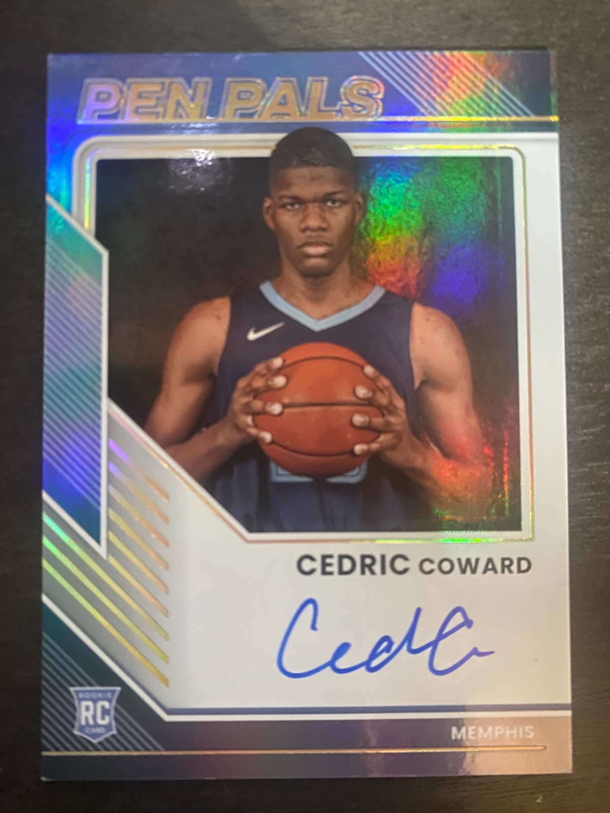 2025-26 Panini Donruss Cedric Coward Rookie Pen Pals Autograph Memphis Grizzlies