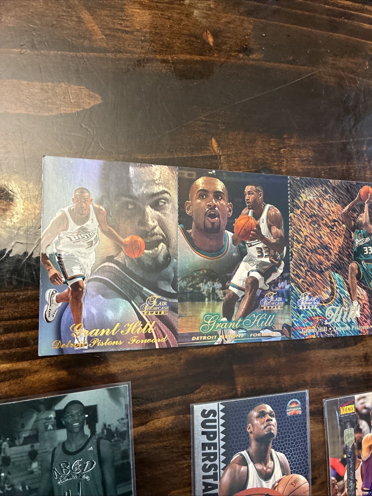 NBA Trading Cards. 3 Official Autographed Cards Vintage 1990 ‘s