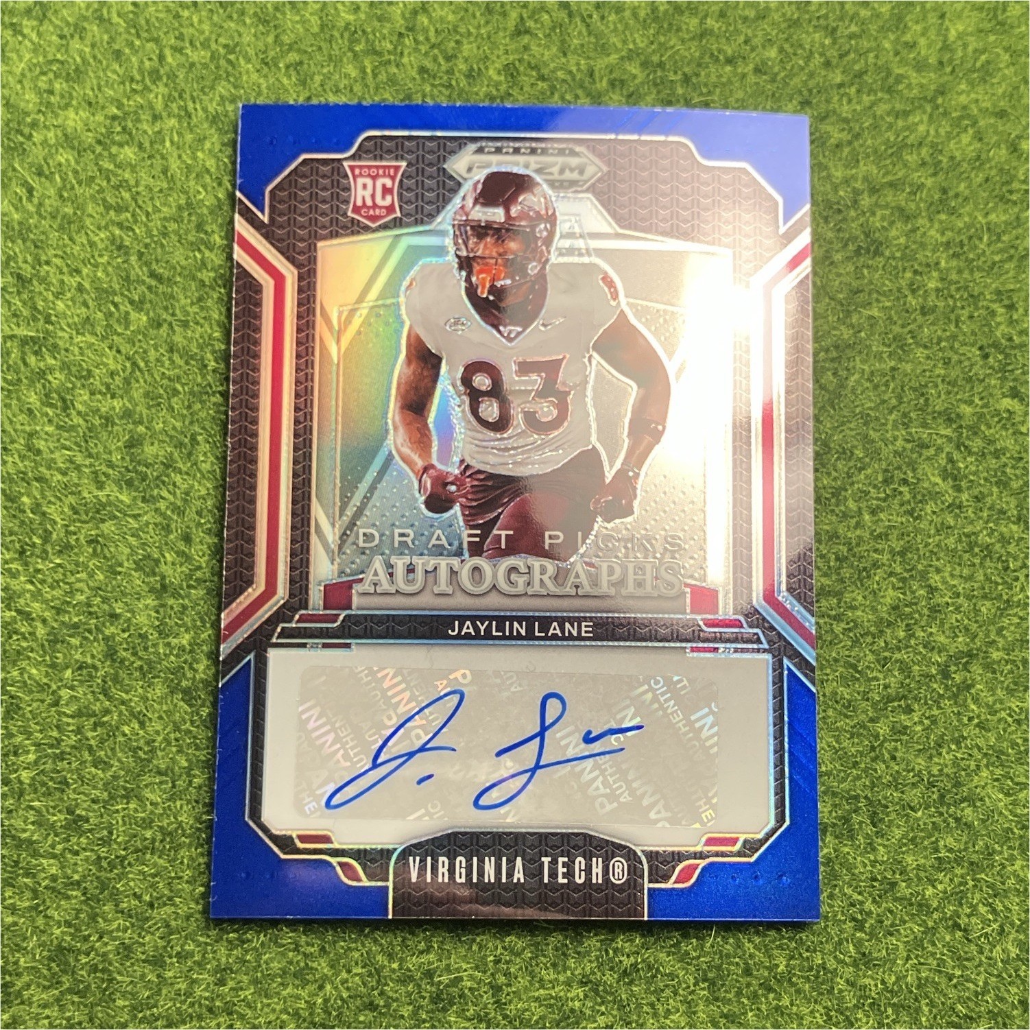 Panini 2025 Prizm Draft Picks Jaylin Lane RC Auto Blue Prizm /249 #DPA-JLE