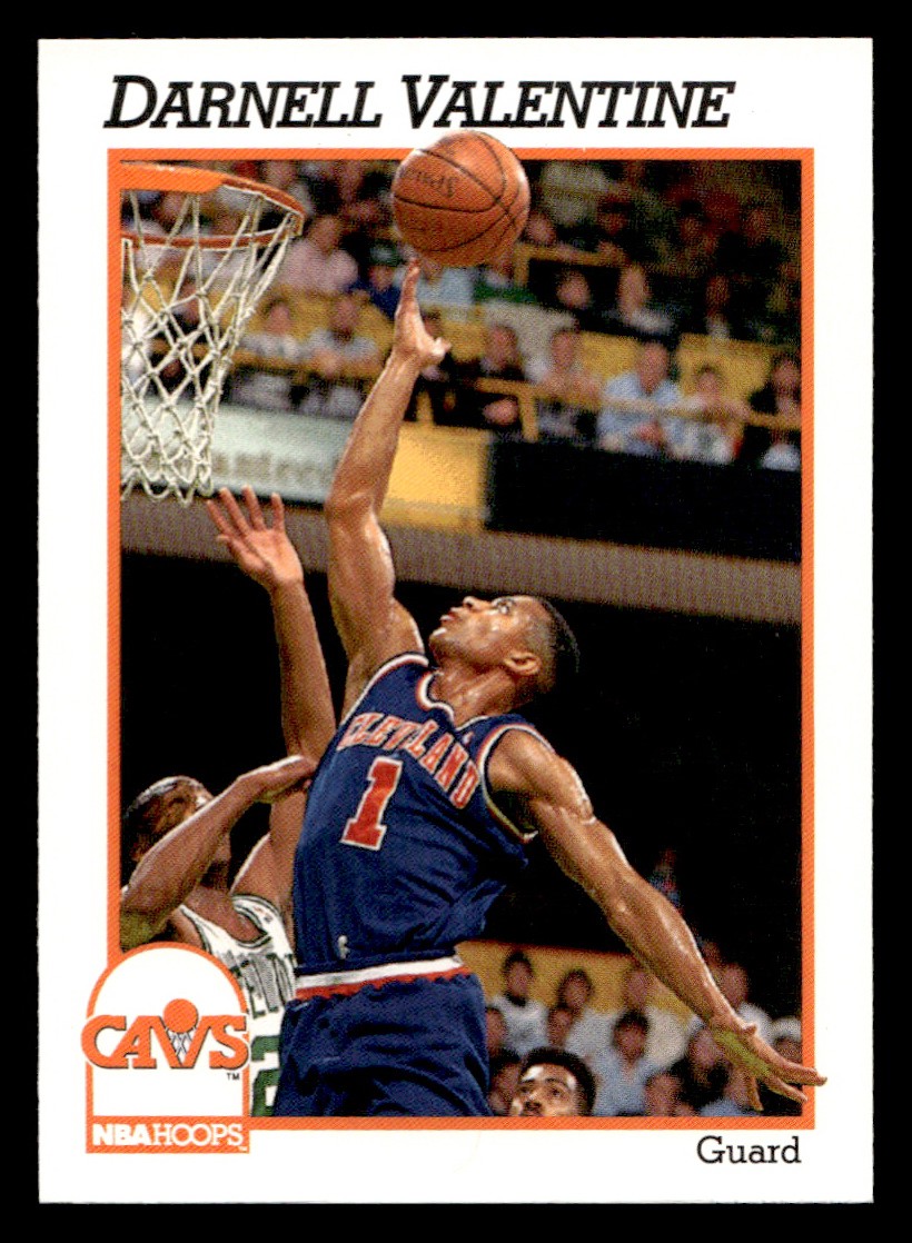 1991-92 NBA Hoops – Darnell Valentine #41 Basketball Sports Card Raw