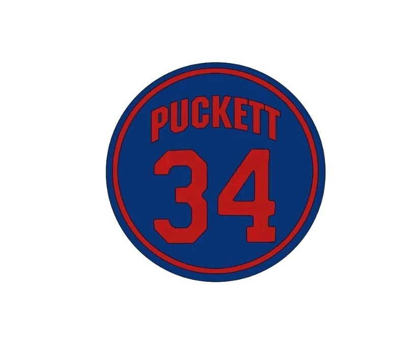 1986 Style Kirby Puckett Rookie Vinyl Decal Sticker Minnesota Twins 2×2 Inches!
