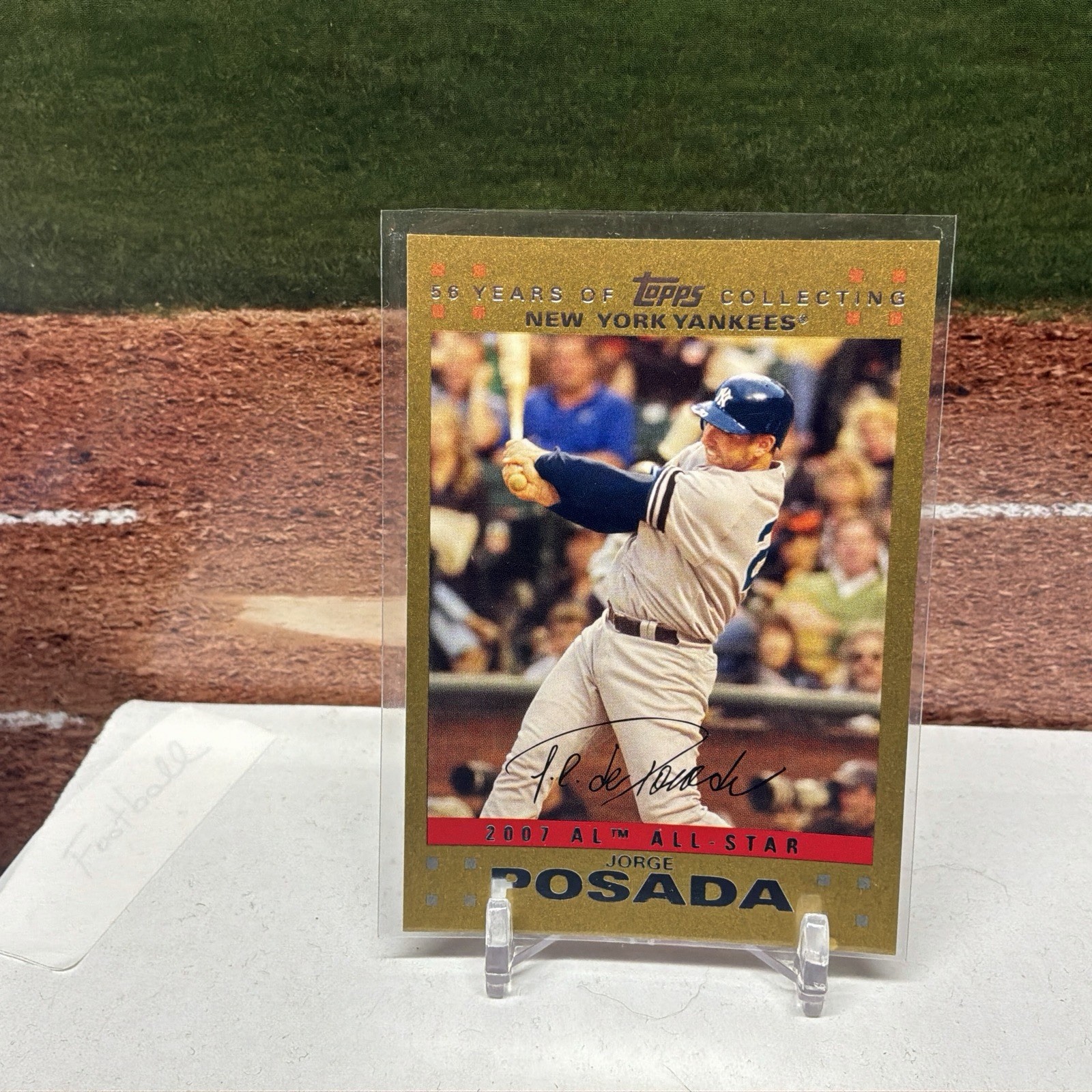 Jorge Posada 2007 Topps Update All-Star Gold /2007 #UH265 Yankees