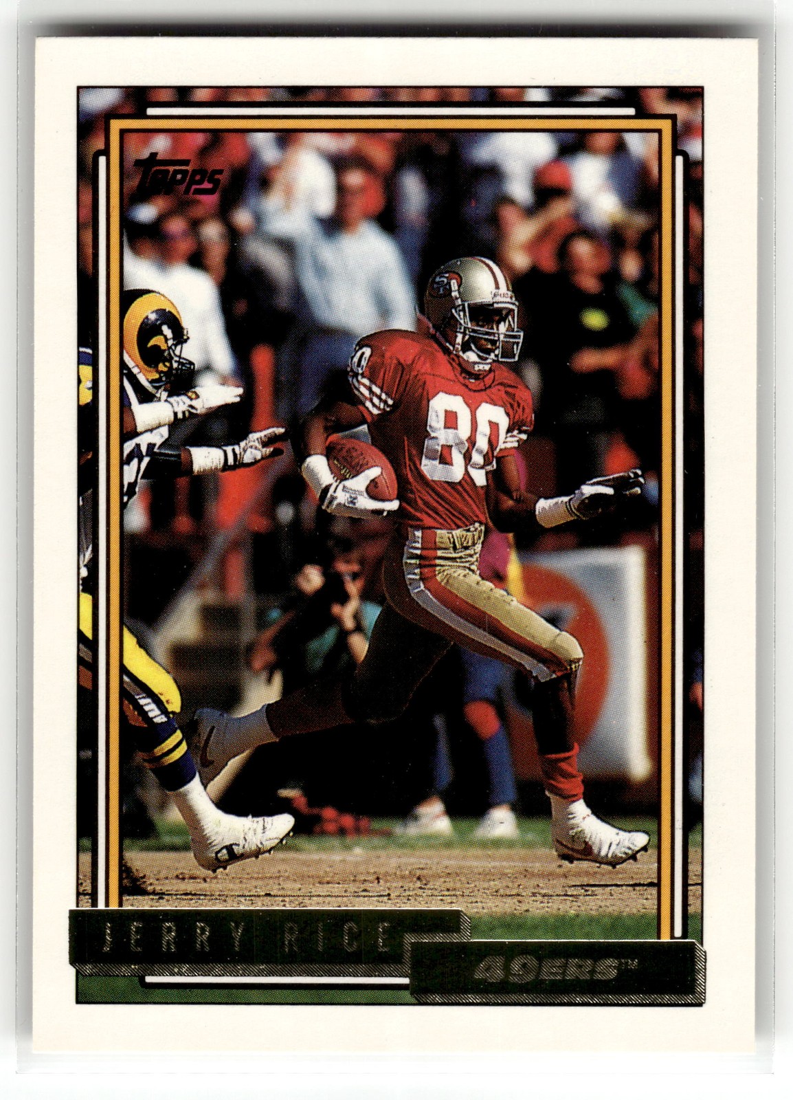Jerry Rice 1992 Topps #665 San Francisco 49ers Gold HOF