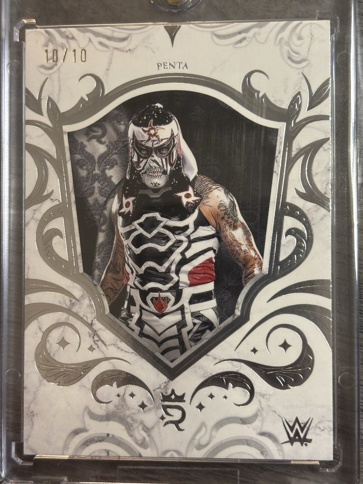 2025 Topps Royalty WWE Penta Silver /10 10/10 Bookend SEE DESCRIPTION