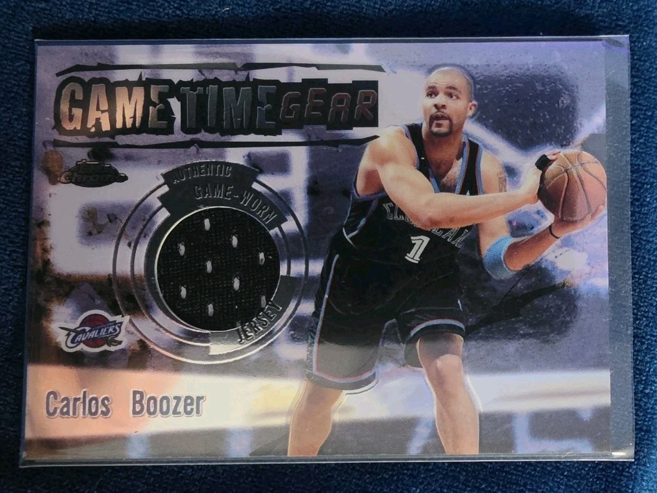 Carlos Boozer 2003-04 Topps Chrome Game Time Gear Game Used Patch Card