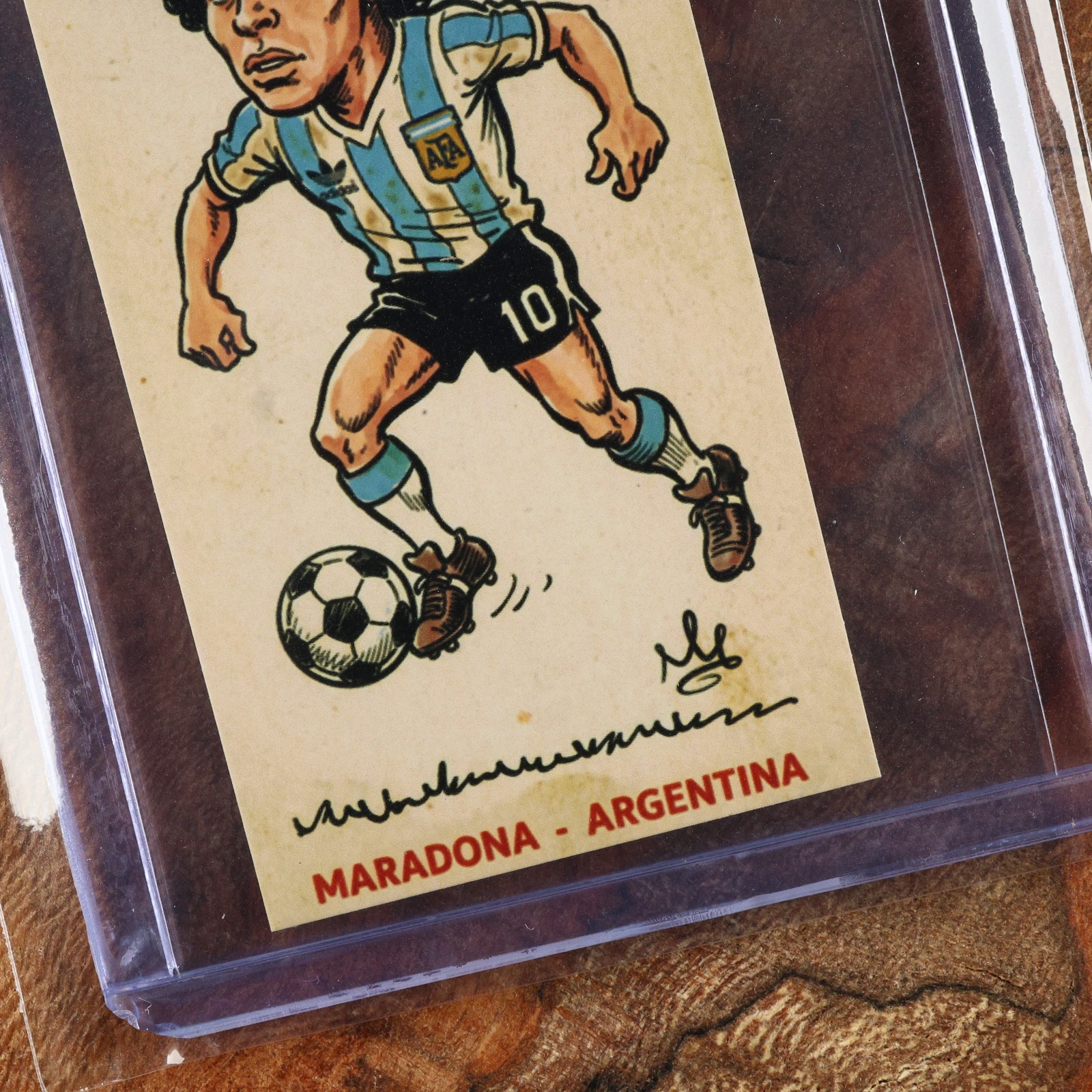 Diego Maradona Rookie RC Mini Card (TGX Series) Soccer Futbol