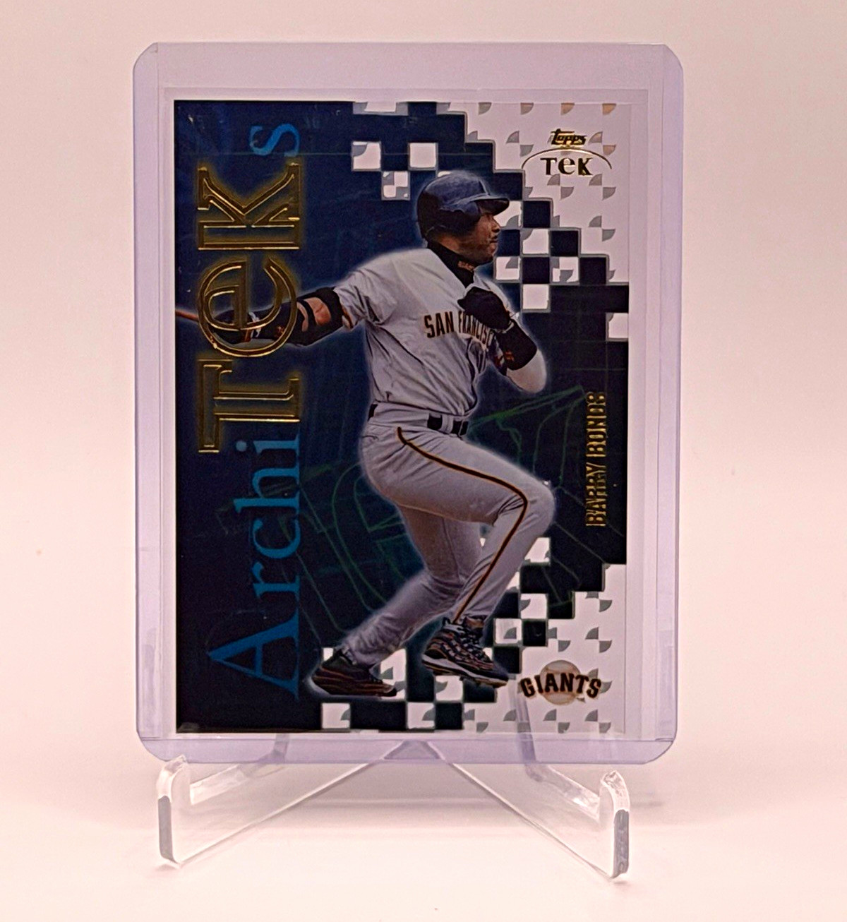 Barry Bonds 2000 Topps Tek – ArchiTEKs – Clear – Giants – SP