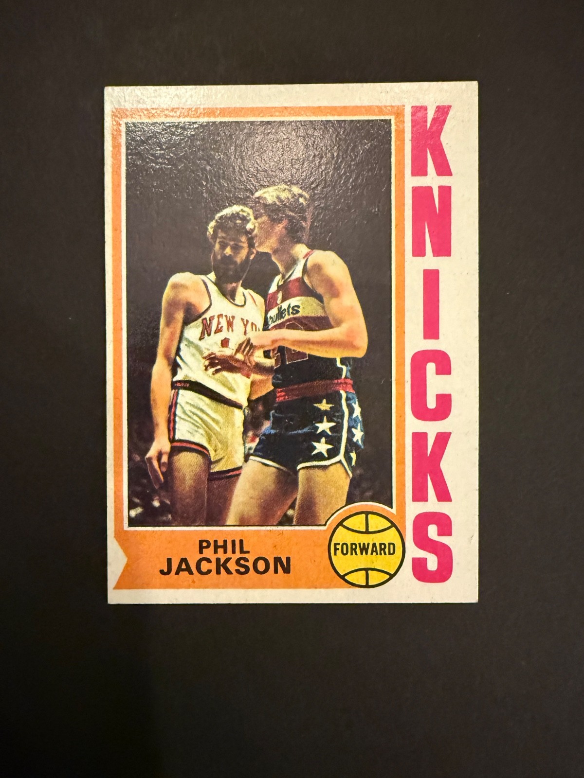 1974-75 TOPPS #132 PHIL JACKSON NY KNICKS NM