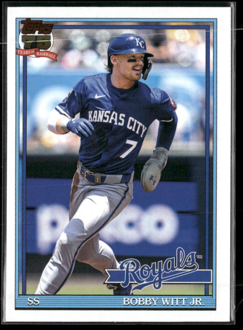 2026 Topps #T91-3 Bobby Witt Jr. 1991 Topps Baseball 35th Anniversary