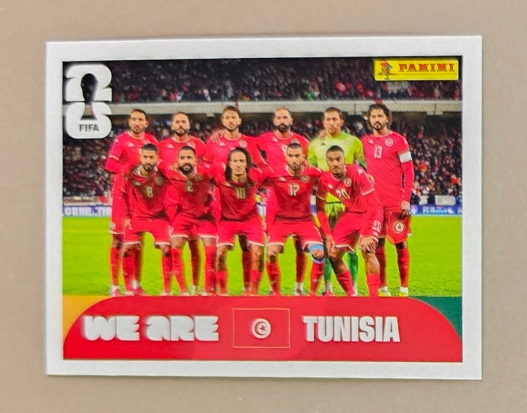 2026 Panini FIFA World Cup Stickers #TUN 13 Team Photo We Are Tunisia