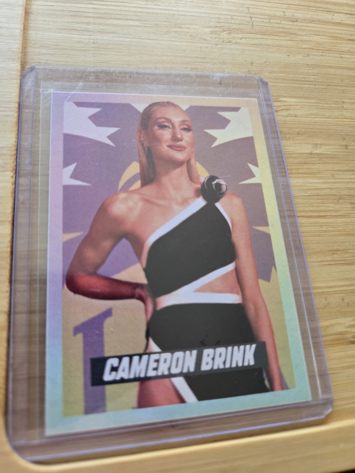 Cameron Brink Art Trading Card By MPRINTS Los Angeles SparksSuperstar