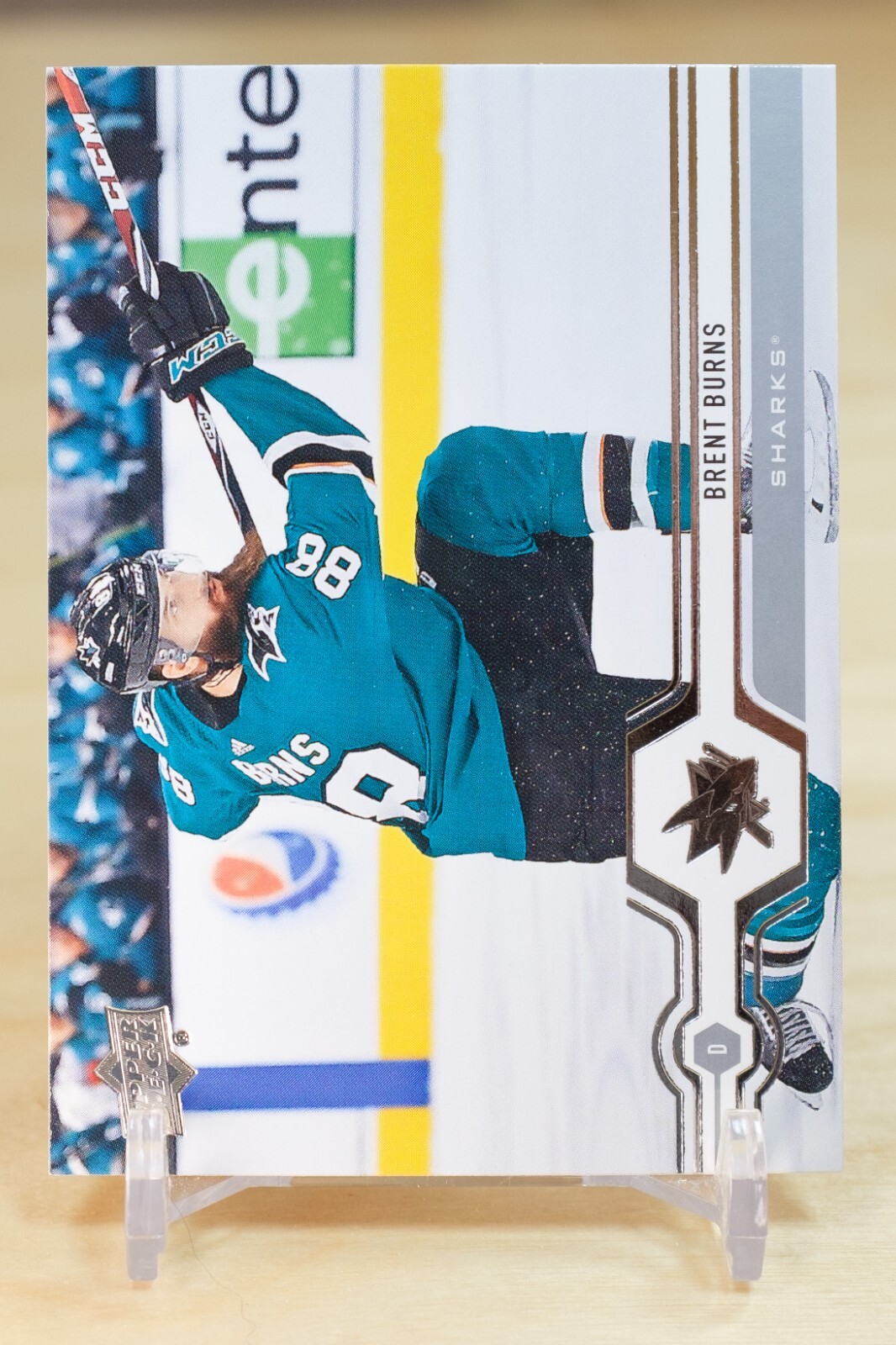 2019-20 Upper Deck Series 1 Base #165 Brent Burns – San Jose Sharks