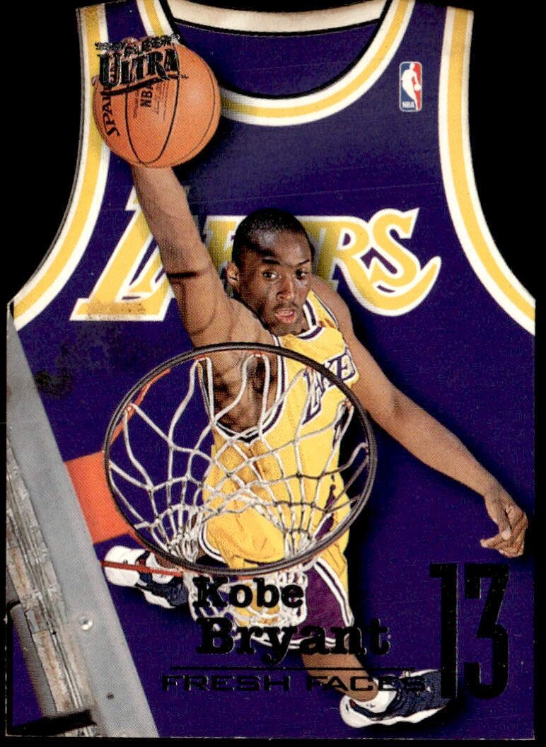 1996-97 Ultra #3 Kobe Bryant Fresh Faces Rookie E1 DAMAGED