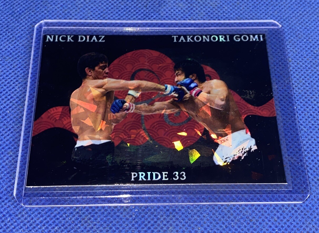 Nick Diaz Takanori Gomi Pride FC Custom Pride 33 Holofoil Trading Card