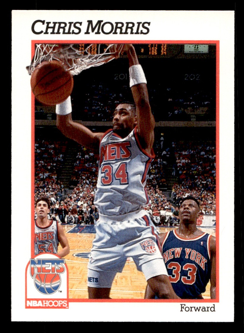 1991-92 NBA Hoops – Chris Morris #136 Basketball Sports Card Raw Trading Card
