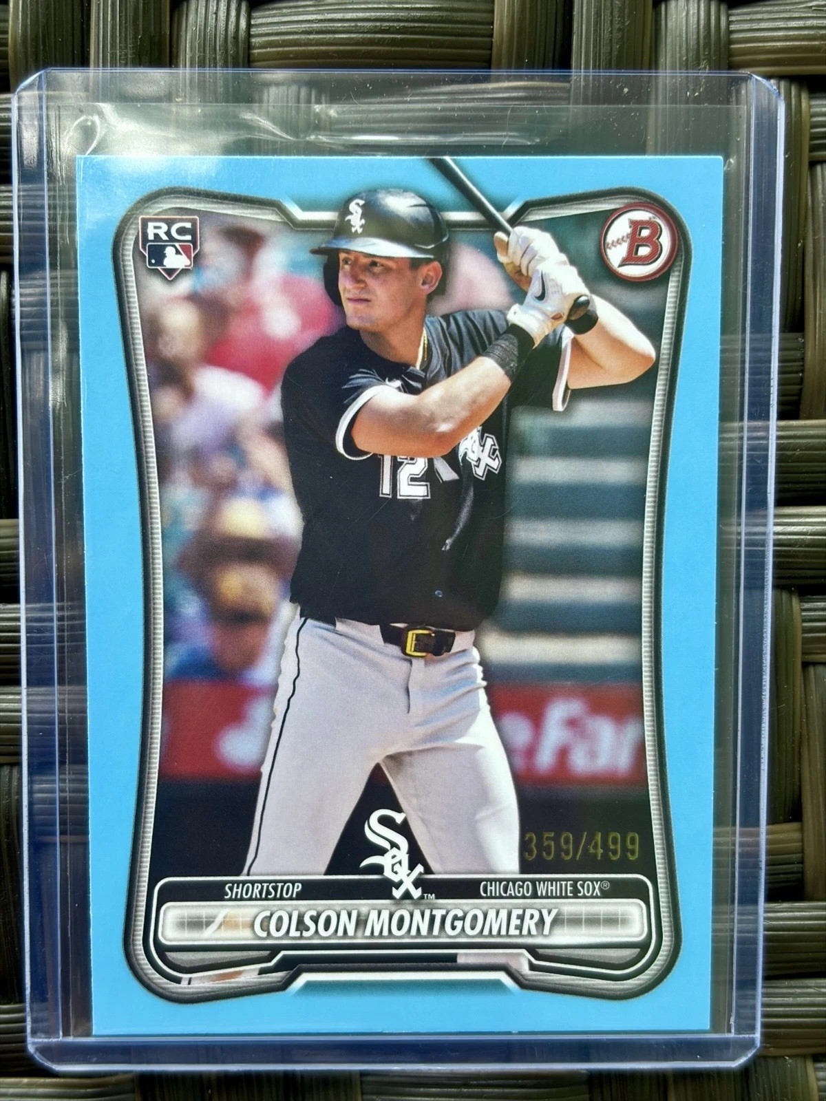 2026 Colson Montgomery Bowman Blue Paper RC /499 Chicago White Sox