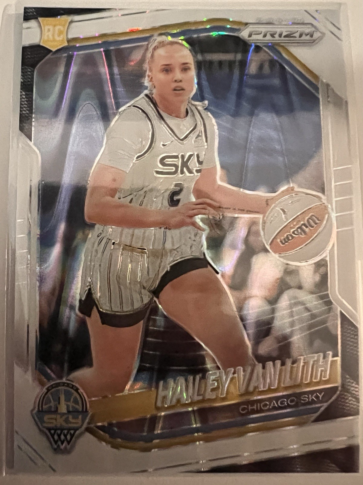 2025 Prizm WNBA | Hailey Van Lith | #2 White Seismic Prizm ROOKIE