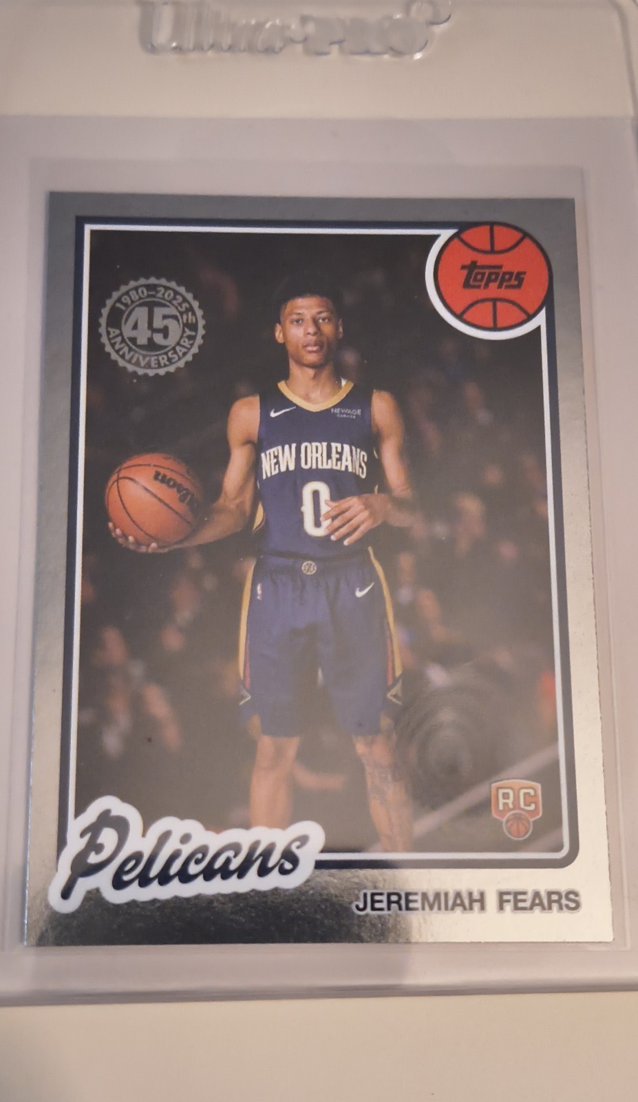 Jeremiah Fears 2025-26 Topps – 1980-81 Topps Basketball #80BK-98 (RC)