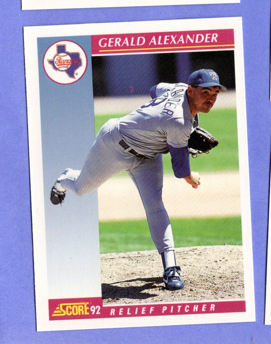 1992 Score #163 Gerald Alexander Rangers