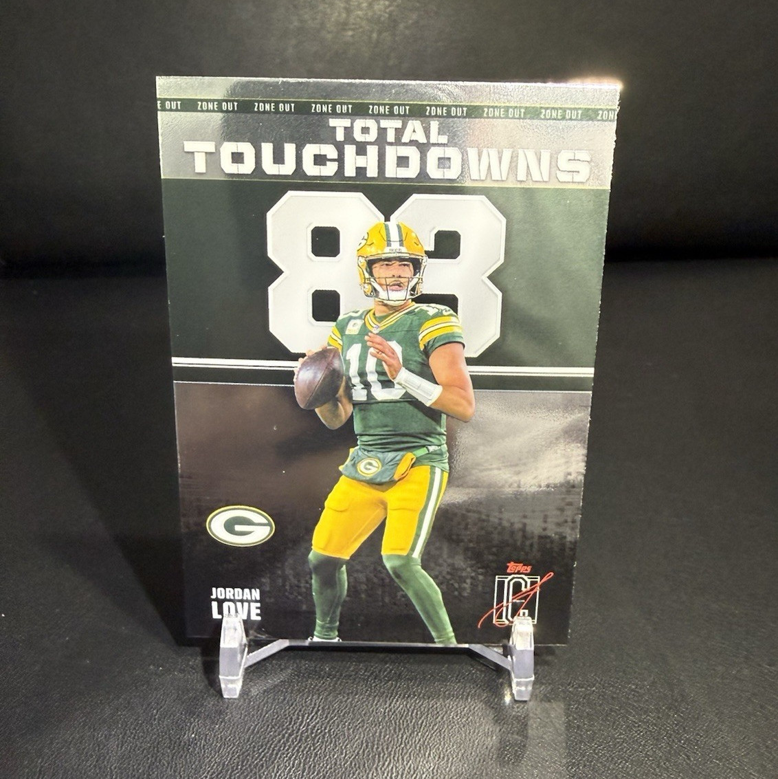 Topps Total Touchdowns Zone Out 2025 Jordan Love Green Bay Packers #ZO-21