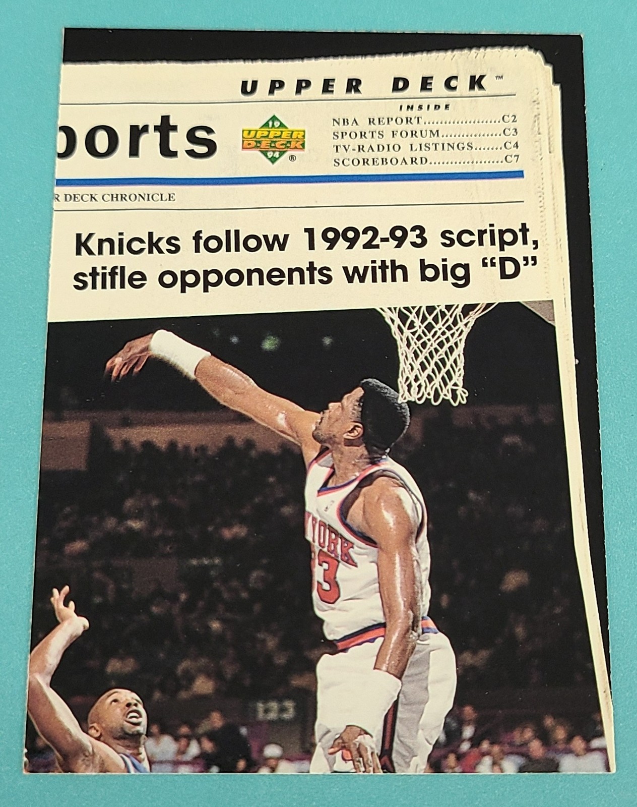 1993-94 Upper Deck Special Edition #216 New York Knicks New York Knicks Card E8