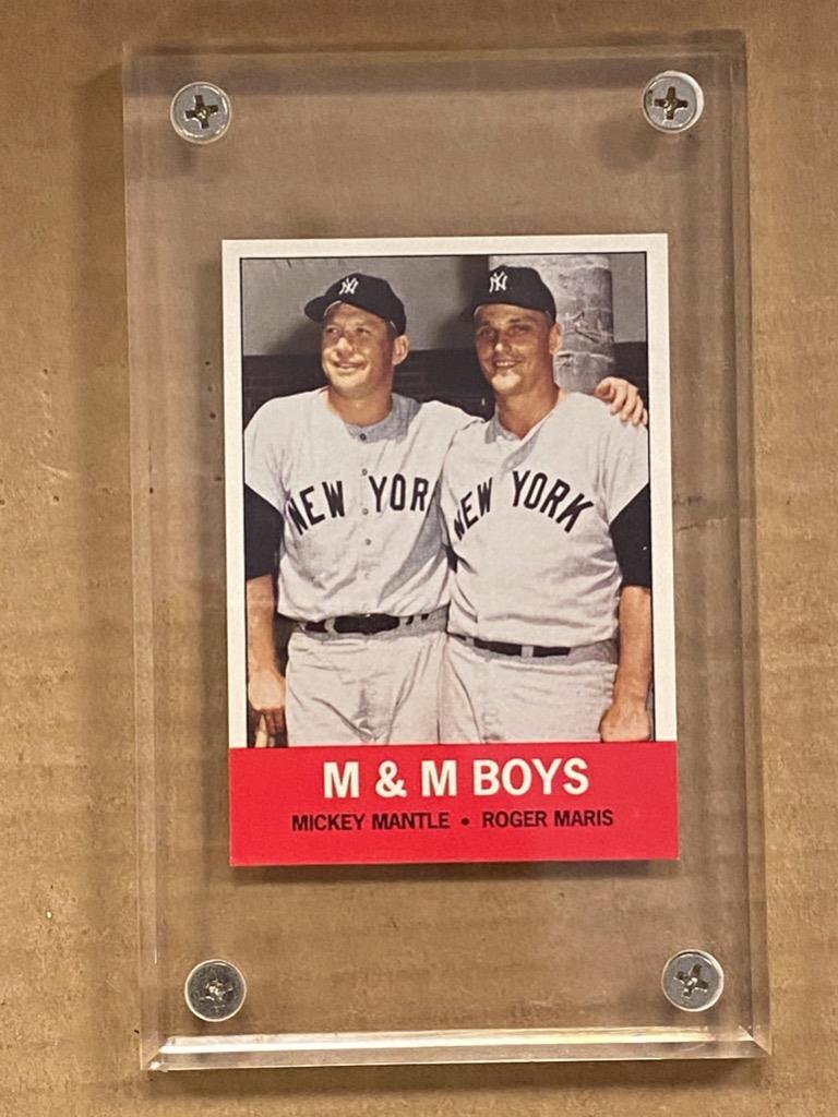1991 ACME REPRODUCTIONS MICKEY MANTLE/ ROGER MARIS M&M BOYS #/ 6100.