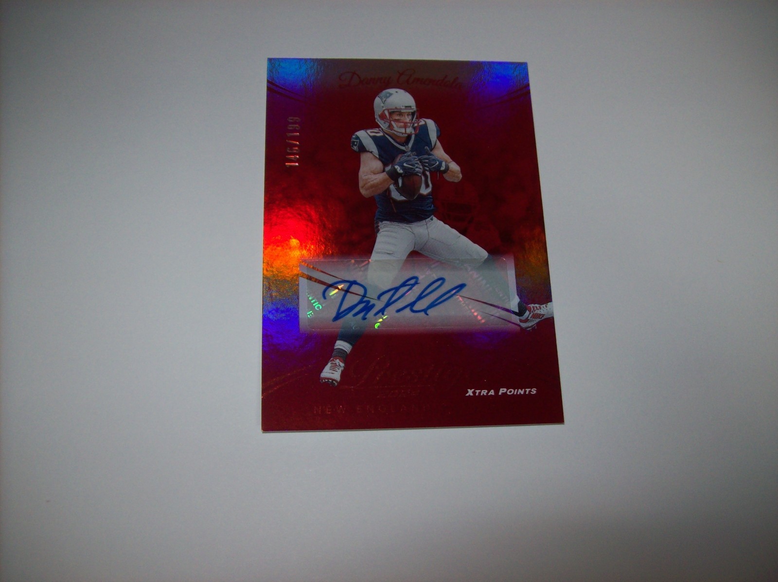 2024 Prestige Xtra Points Red Premium Signatures #146/199 Danny Amendola Auto SP
