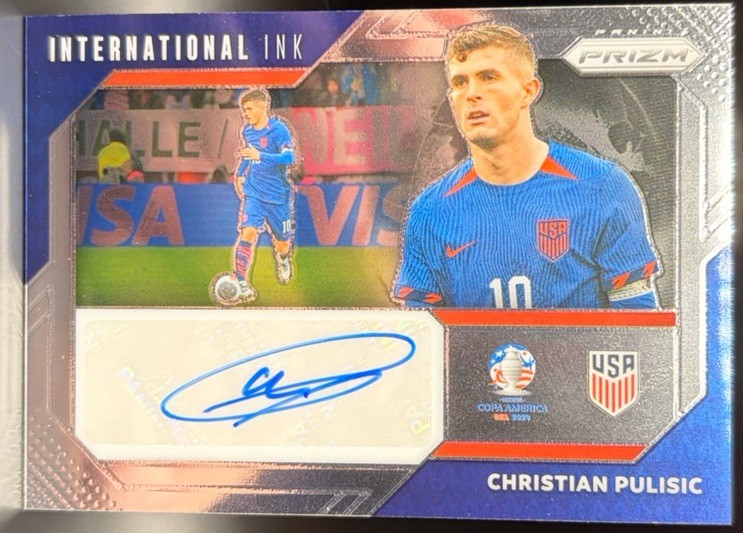 2024 Christian Pulisic Auto – USA! Prizm Copa America – International Ink