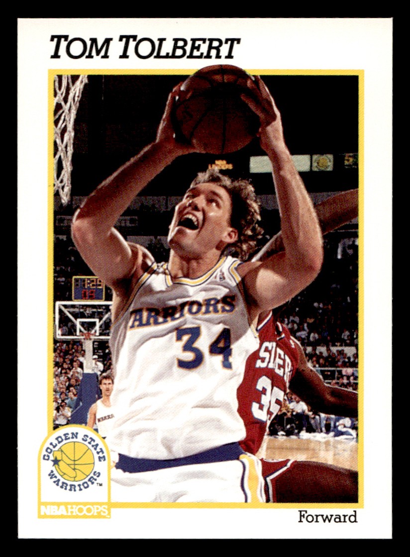 1991-92 NBA Hoops – Tom Tolbert #74 Basketball Sports Card Raw Trading Card