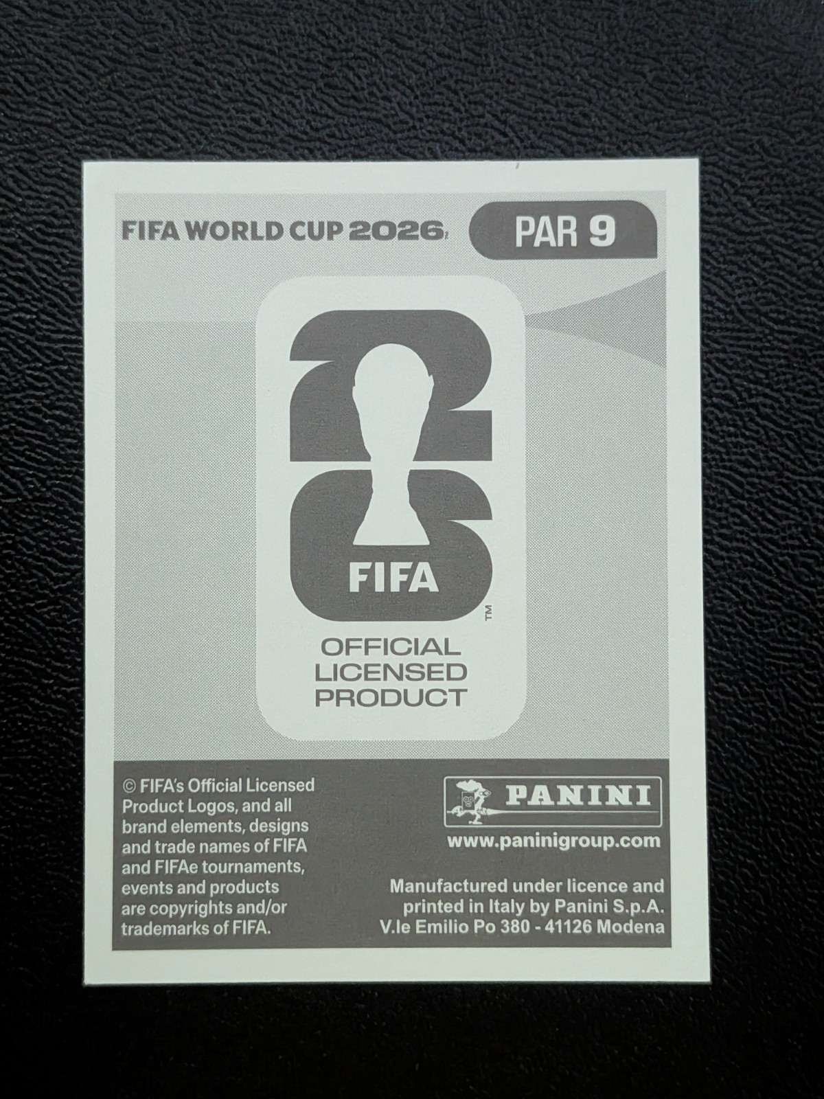Panini FIFA Soccer Sticker Trading Card Matías Villasanti Paraguay 2023 #PAR 3