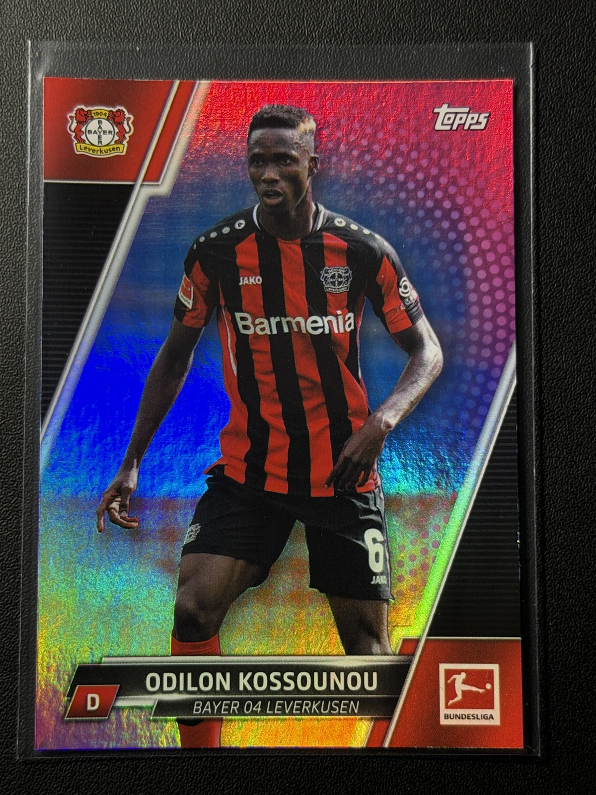 2021-22 Topps Bundesliga – Odilon Kossounou #123 Silver Foil /75