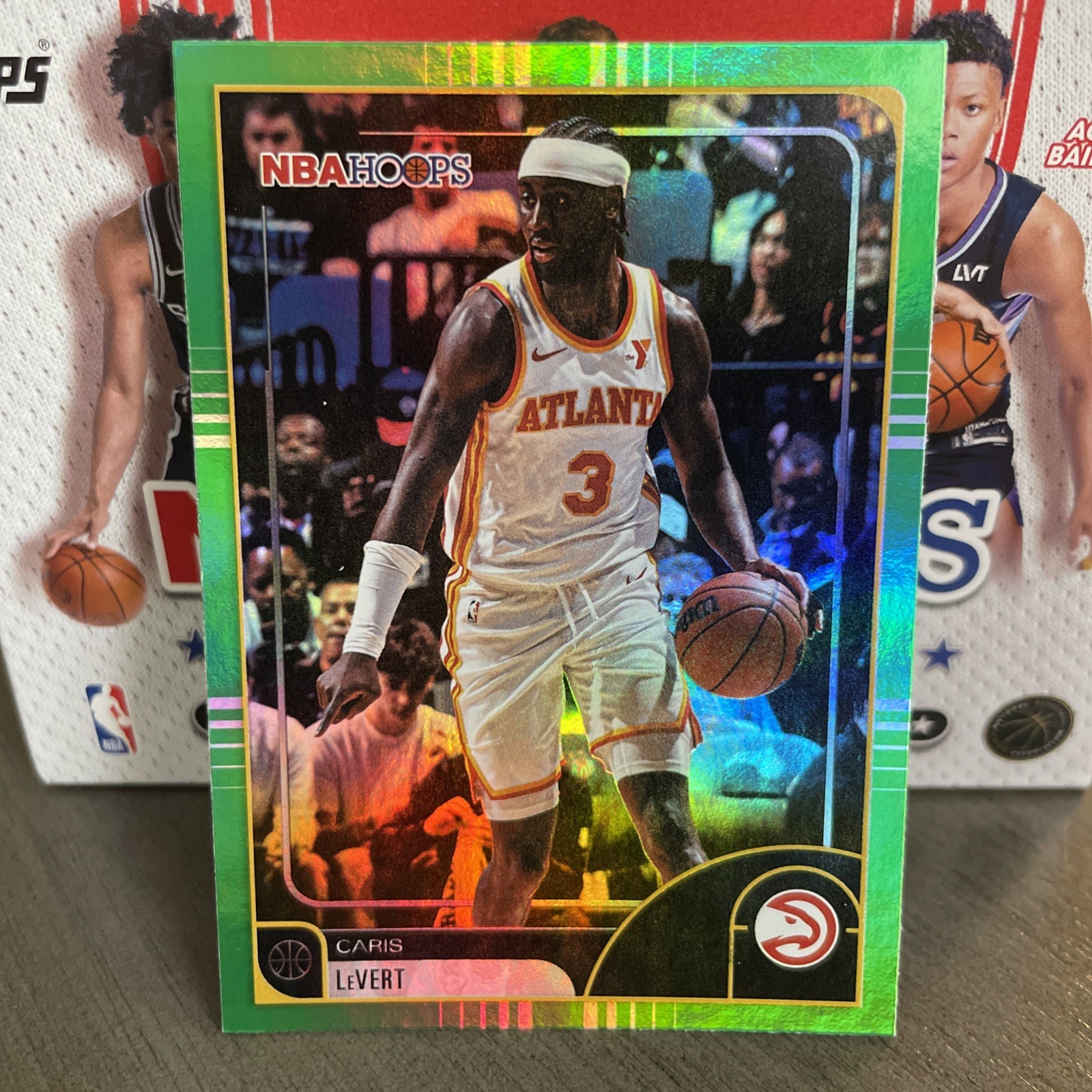 2025-26 Topps NBA Hoops Basketball Caris LeVert Green Hoops #216 Atlanta Hawks
