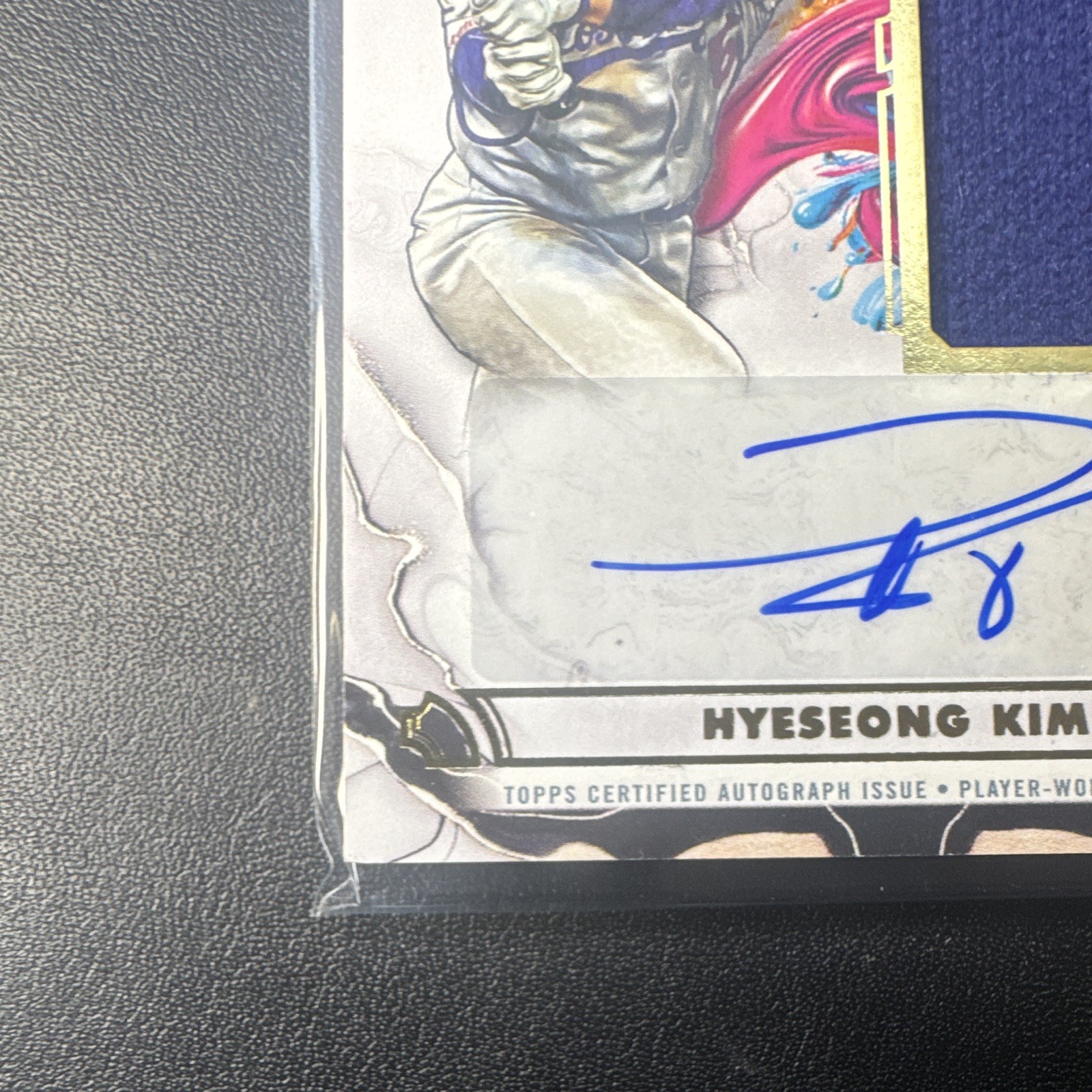 Topps 2025 Inception Hyeseong Kim RC Auto Game Sock Relic #IAGR-HK 14/25