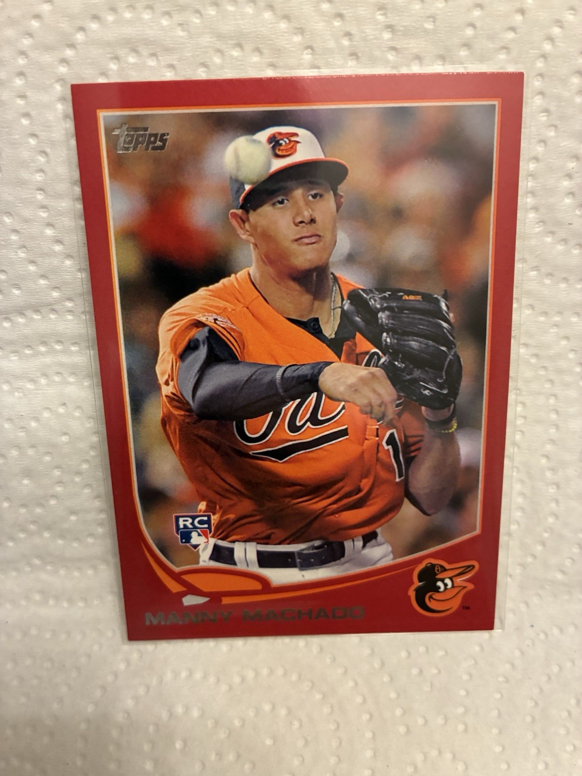 2013 Topps Manny Machado RC Red Rookie #270 Orioles