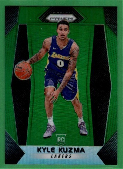 2017-18 Panini Prizm Kyle Kuzma Green Prizm RC #283