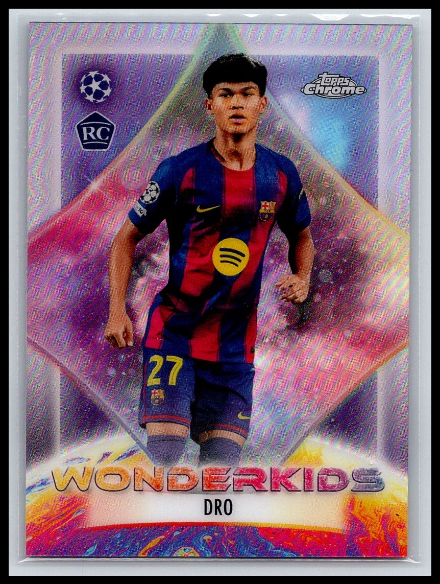 2025-26 Topps Chrome UEFA Club Competitions #WK-5 Dro Wonderkids
